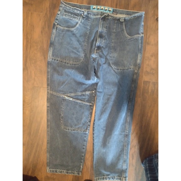 Vintage Mens Paco Baggy Jeans 50x34 Wide Leg